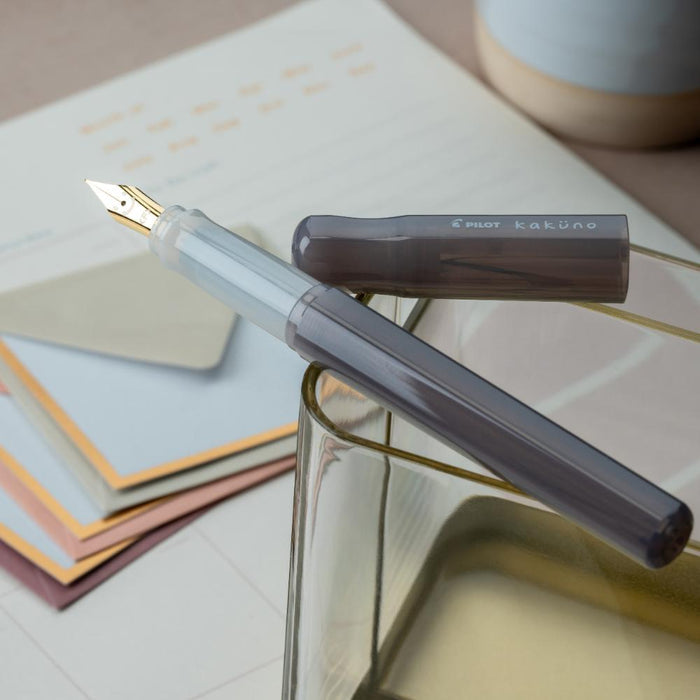 Pilot Kakuno Fountain Pen - Nimbus Gray