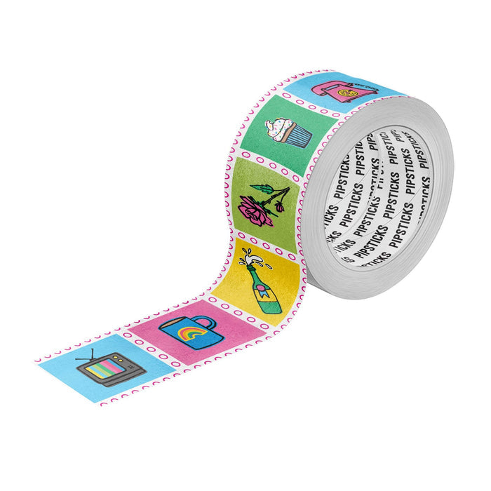 Pipsticks Playful Party Stamps Washi