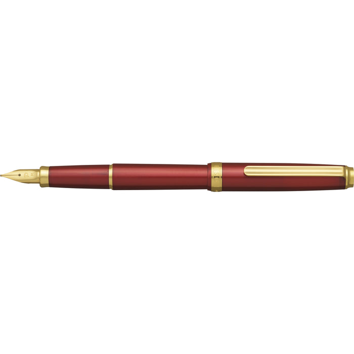 Platinum BISO Fountain Pen - Flame Red