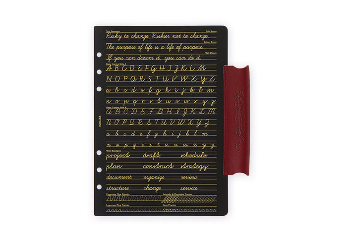 Plotter Liscio Leather Binder Limited BOX - A5 Size