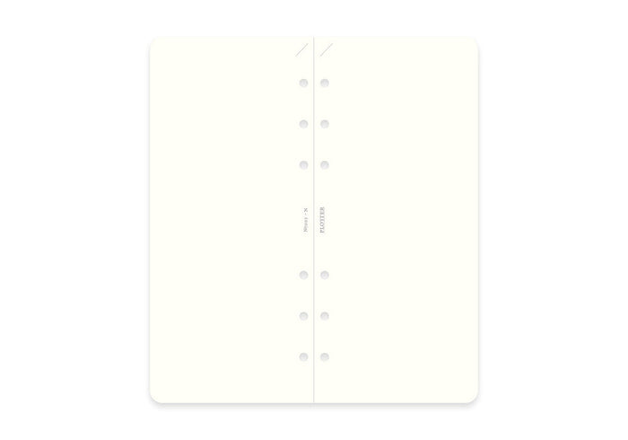 Plotter Refill Memo Pad - Plain - Narrow Size