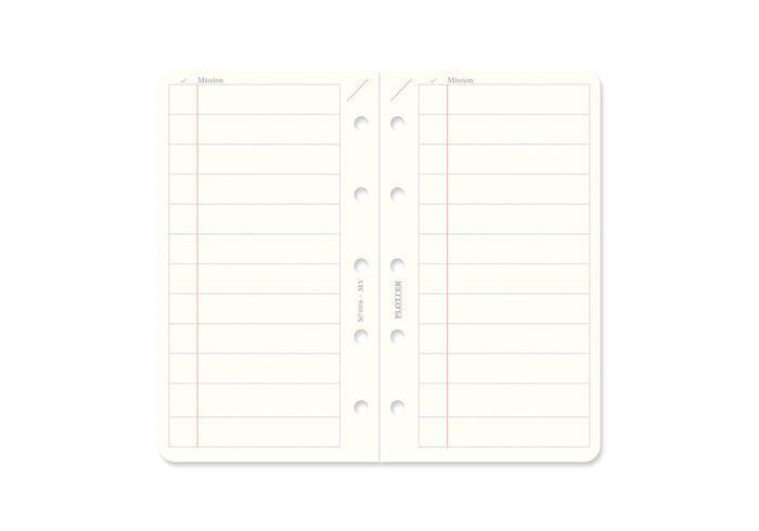 Plotter Refill Memo Pad - To Do List - Mini 5 Size