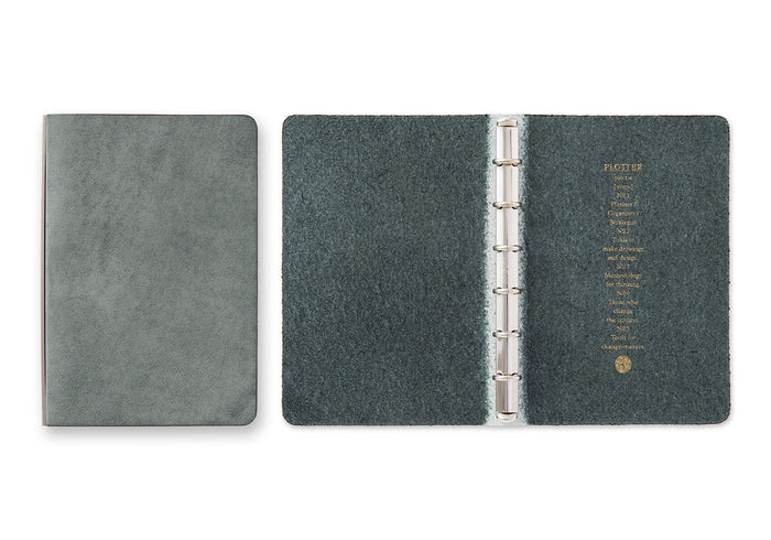 Plotter Shiranami 6-Ring Leather Binder - Mini Size