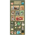 Atlas Stationers - Pottering Cat Stamp Style Sticker Sheet - Collection 3 - Stickers