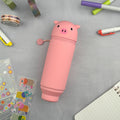 PuniLabo Stand Up Pen Case - Pig