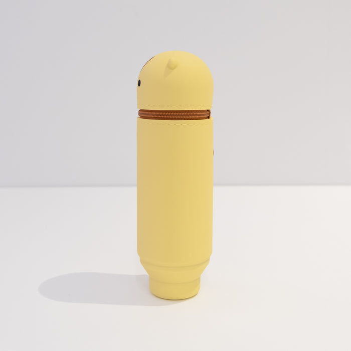 PuniLabo Stand Up Pen Case - Yellow Squirrel