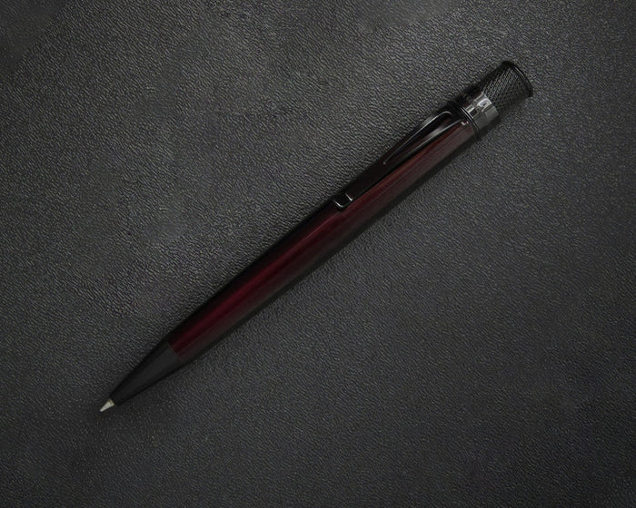 Retro 51 Tornado Stealth Rollerball Pen - Black Cherry