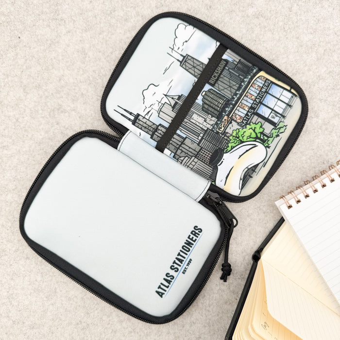 Rickshaw Bagworks Fillmore 6-Pen Case - City Views (Atlas Exclusive)
