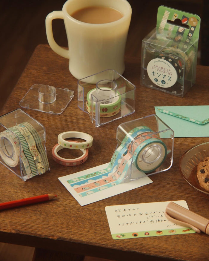 RyuRyu | Set de Washi Tapes Slim Ice Friends