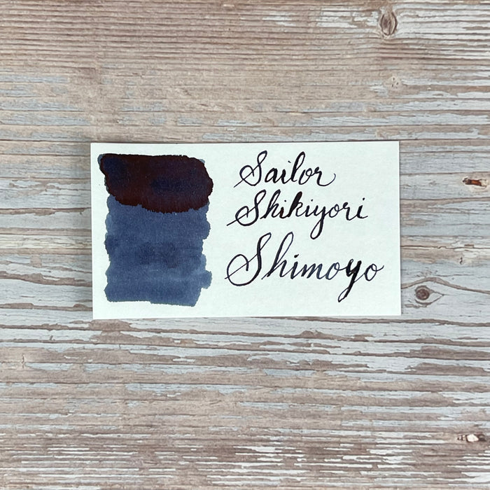 Sailor Shikiori Ink Cartridges - Shimoyo (Blue Gray) (New)