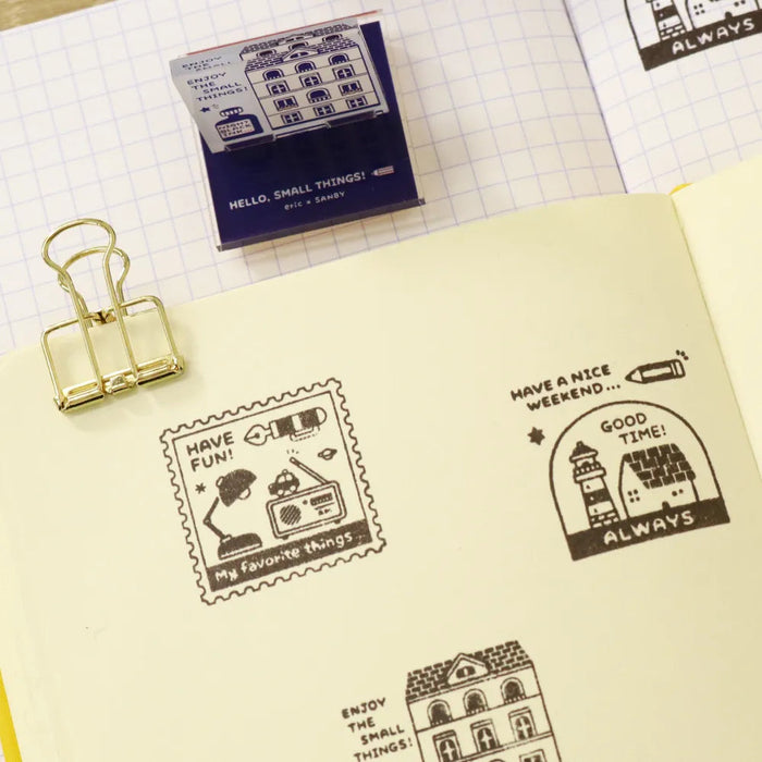 Sanby x Eric Small Things Acrylic Stand Stamp - Pudding