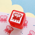 Sanby x Yumi Kitagishi Pre-Inked Stamp - Cat Duo