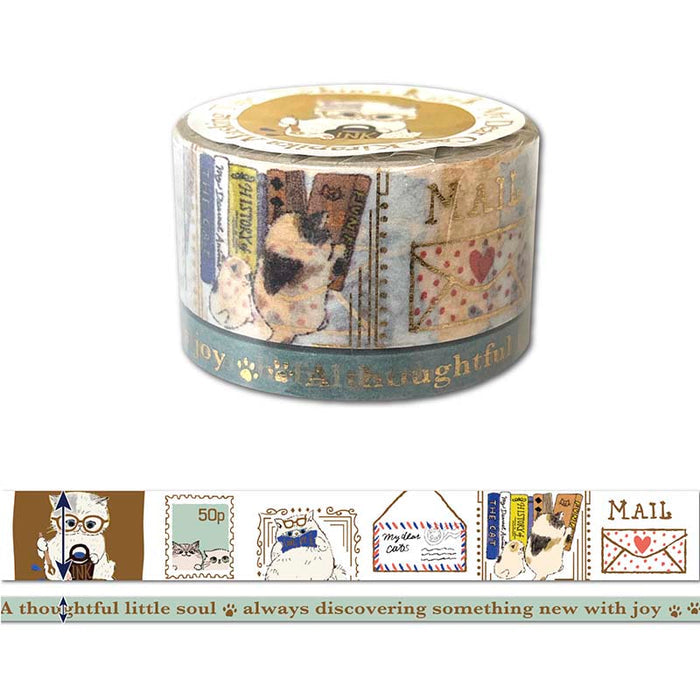 Seal-do | Kirapika My Dear Cats Cat Letters Washi Tape Set
