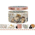 Seal-do | Kirapika My Dear Cats Cats Reading Washi Tape Set