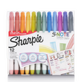 Sharpie S-Note Note Taking Markers Assorted - 12/pk | Atlas Stationers.