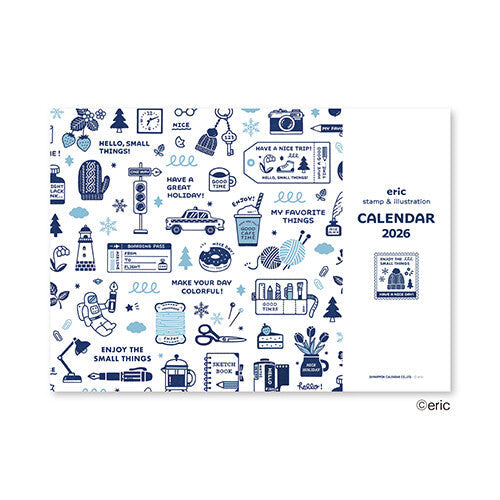 Shinnippon | Calendario de Pared Eric Small Things 2026