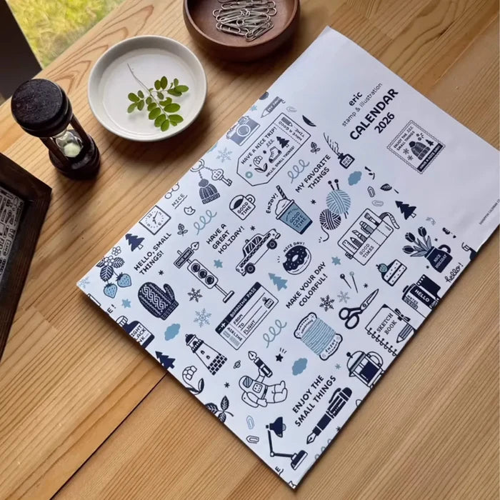 Shinnippon | Calendario de Pared Eric Small Things 2026