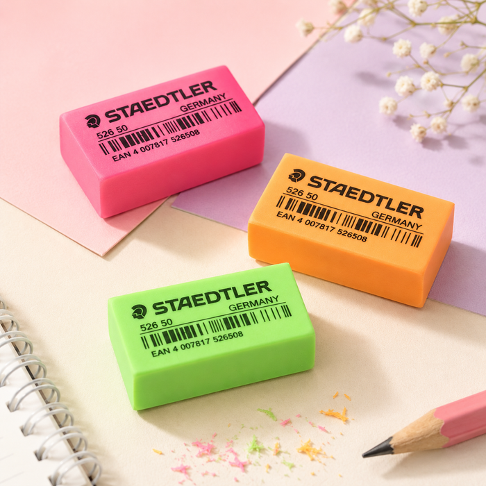 ✏️ Staedtler Neon Erasers | Imported from Germany