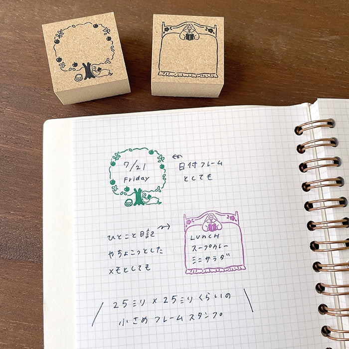 Stamp Marché Marle Frame Stamp S - Apple Tree
