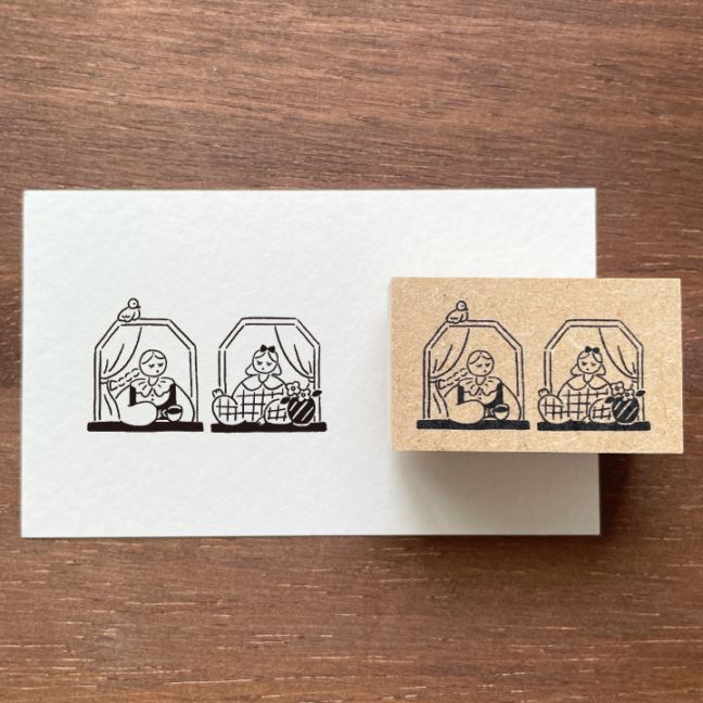 Stamp Marché Marle Illustration Stamp - Window Chatter