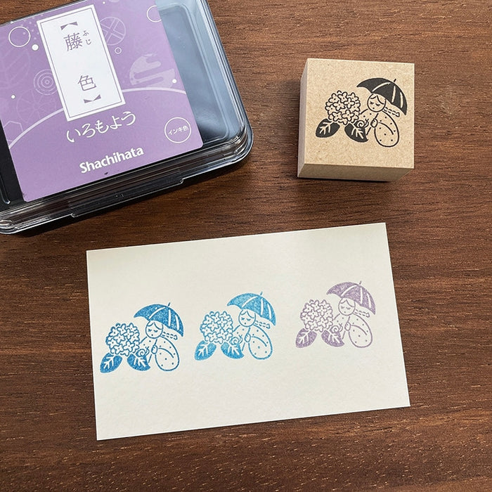 Stamp Marché Seasonal Illustration Stamp - June - Marle Hydrangea