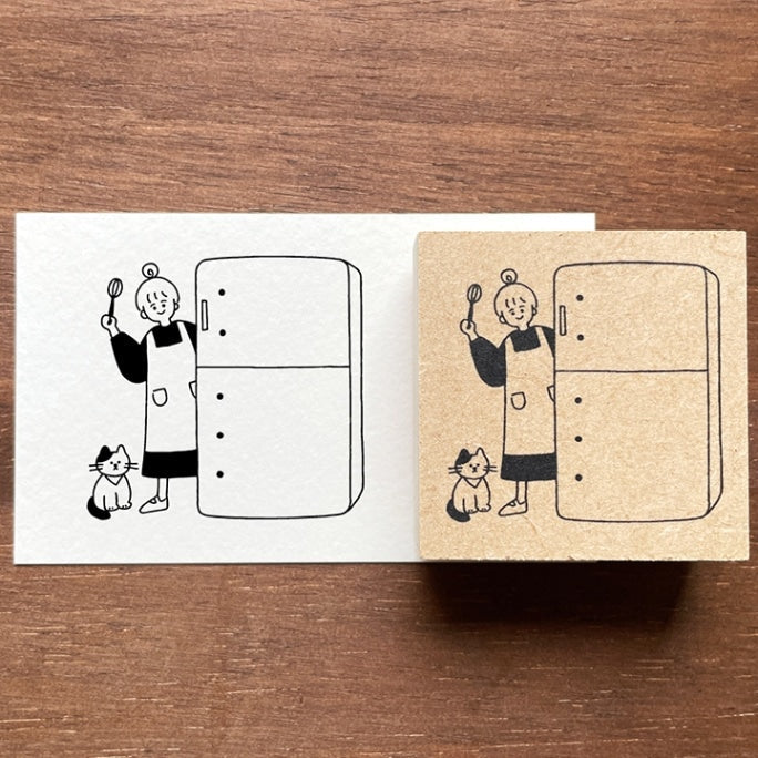 Stamp Marché x Peppoko Stamp - Refrigerator