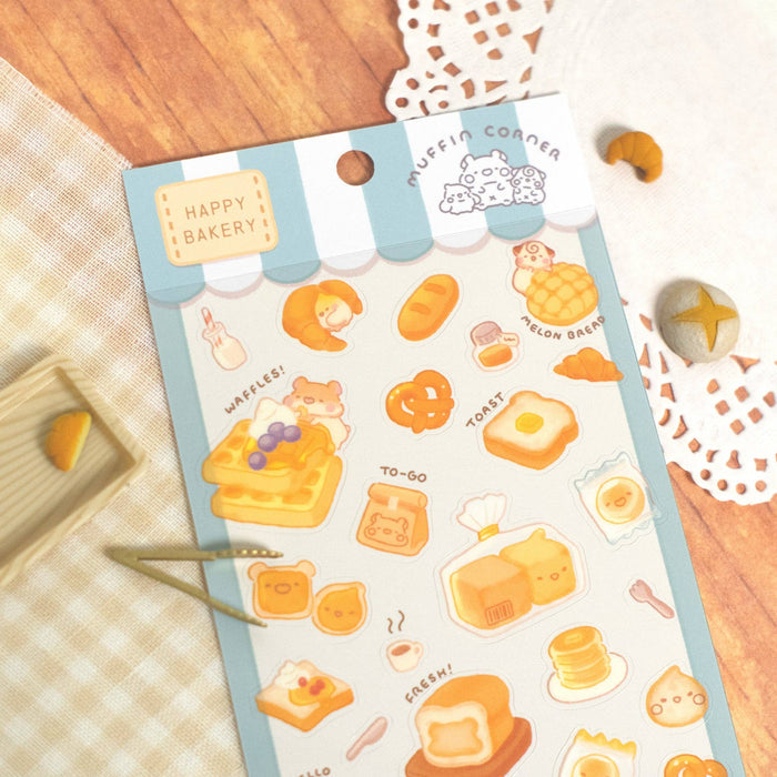 Studio Enon Happy Bakery - Fresh Bread Sticker Sheet