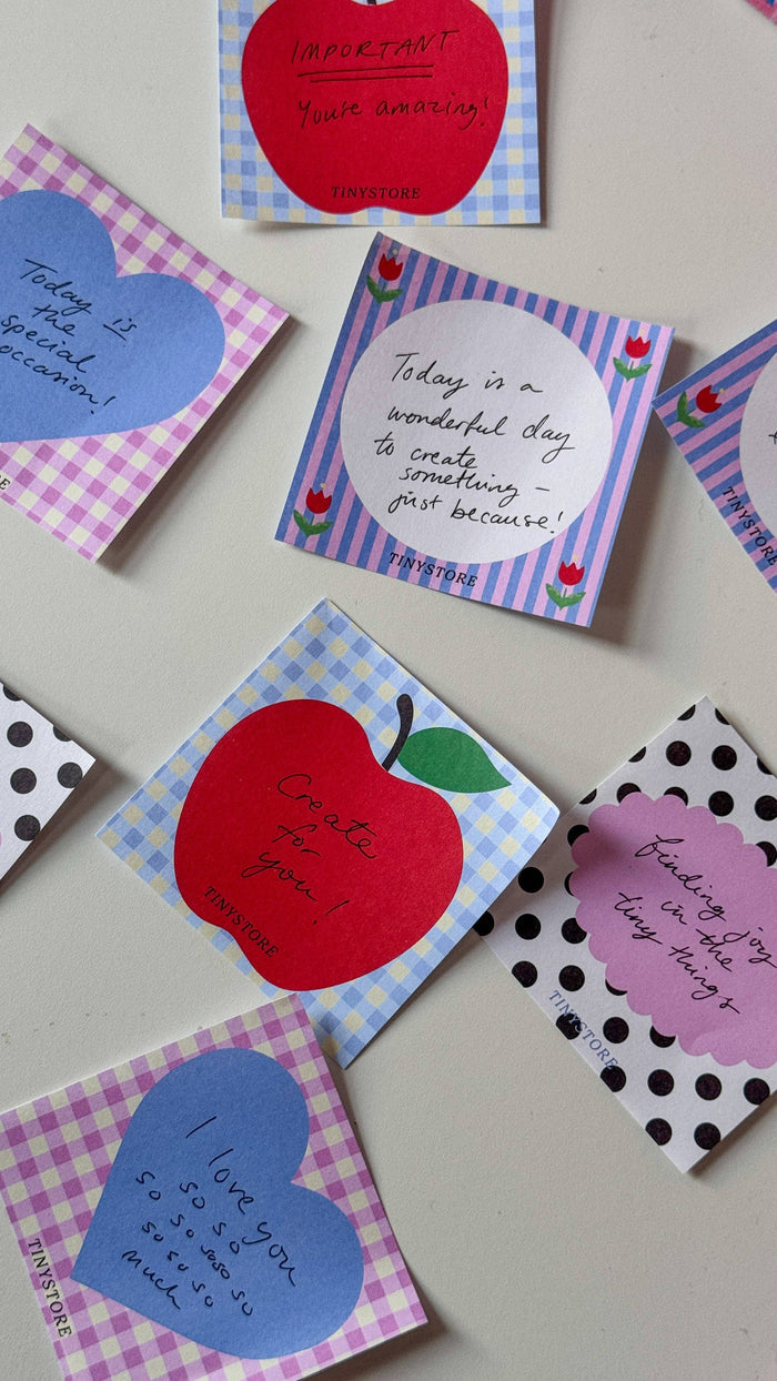 TINY STORE The Cutest Desk Memo Pads (4 Pack)