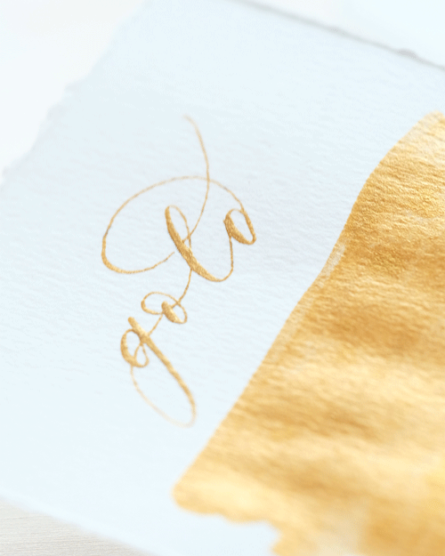 Tom's Studio Gold - Calligraphy Ink