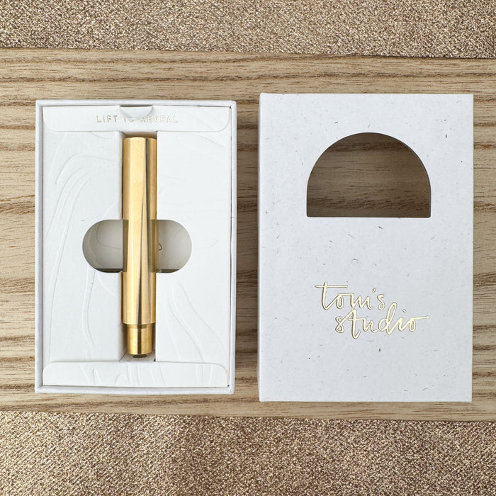 Tom's Studio The Brass Wren - Refillable Writing Pen