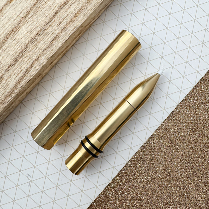 Tom's Studio The Brass Wren - Refillable Writing Pen