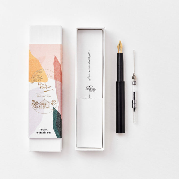 Tom's Studio The Studio Pocket Fountain Pen - Mulberry