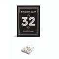 Tools To Liveby | Binder Clips Plateado (32mm)
