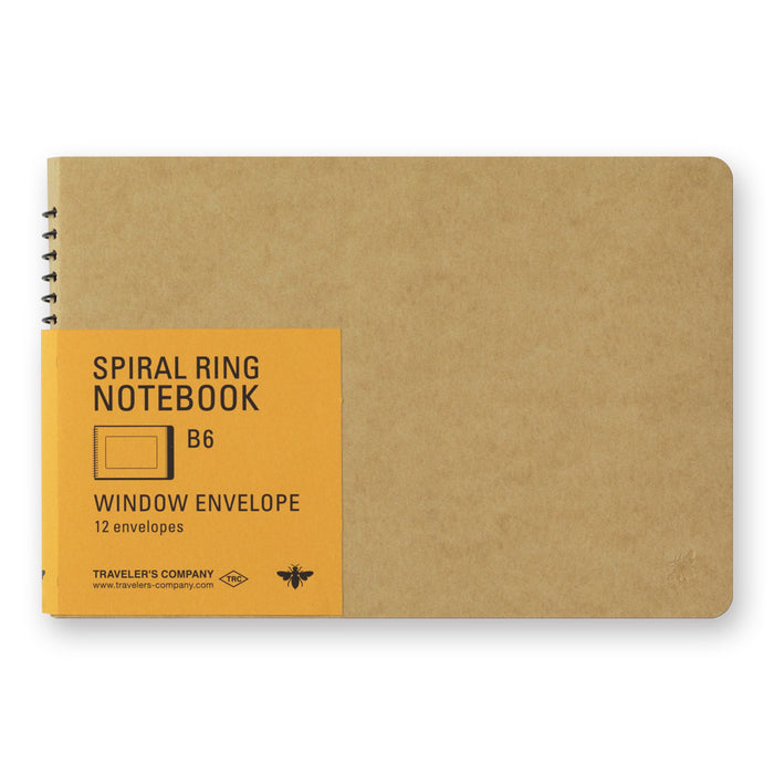 Travelers B6 Notebook - Window Envelope