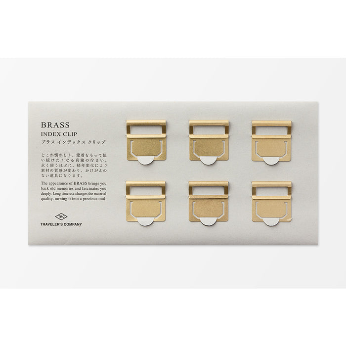 Traveler's Brass Index Clip