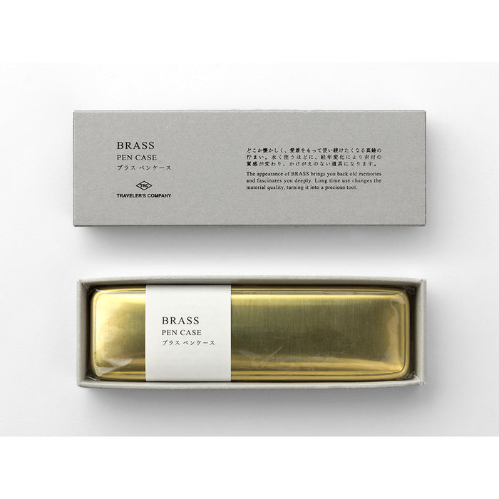 Traveler's Brass Pen Case