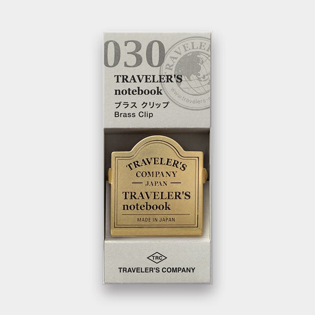 Traveler's Company | Clip Brass Traveler Logo