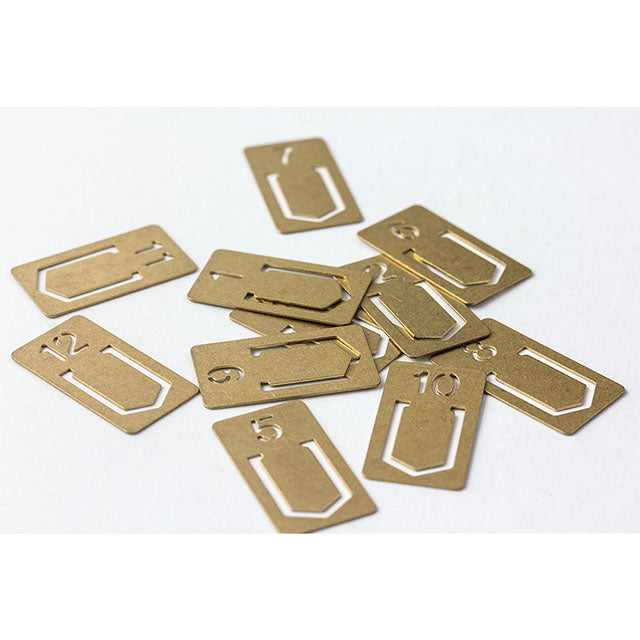 Traveler's Company | Clips Numerados Brass