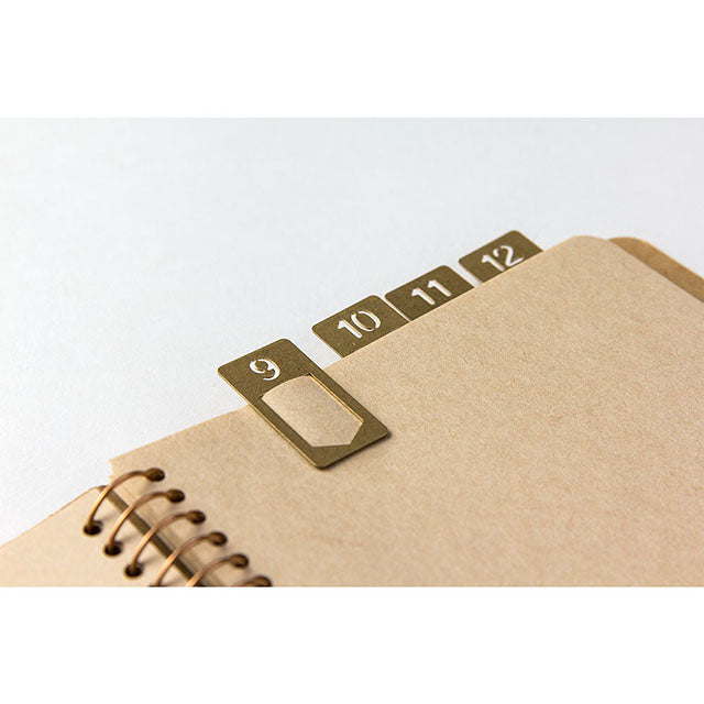 Traveler's Company | Clips Numerados Brass