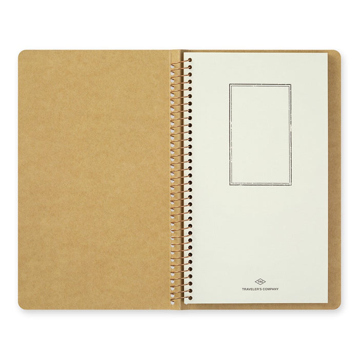 Traveler's Company | Cuaderno con Espiral A5 Slim Porta Tarjetas