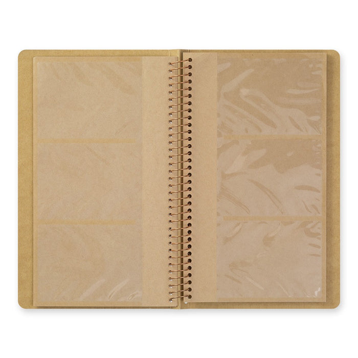 Traveler's Company | Cuaderno con Espiral A5 Slim Porta Tarjetas