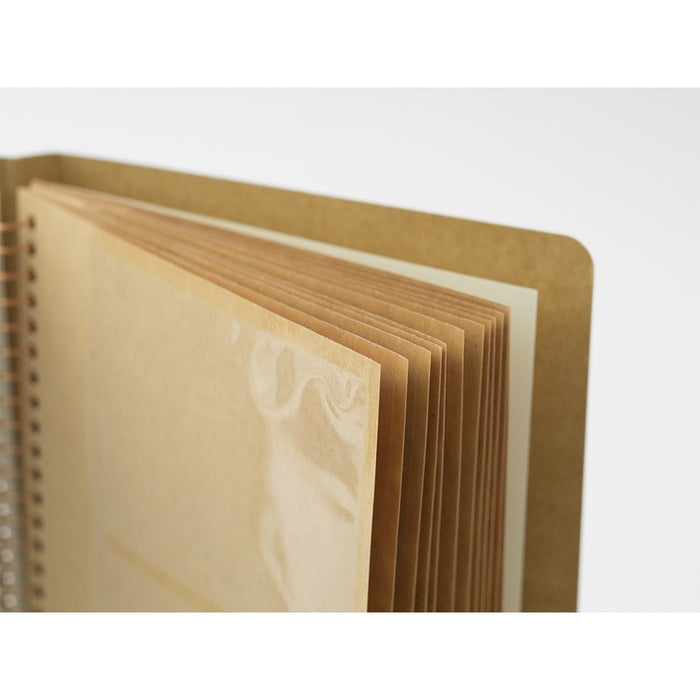 Traveler's Company | Cuaderno con Espiral A5 Slim Porta Tarjetas