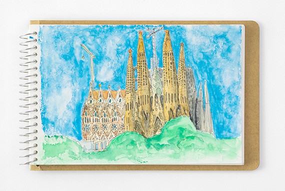 Traveler's Company | Cuaderno Con Espiral B6 PAPEL ACUARELA