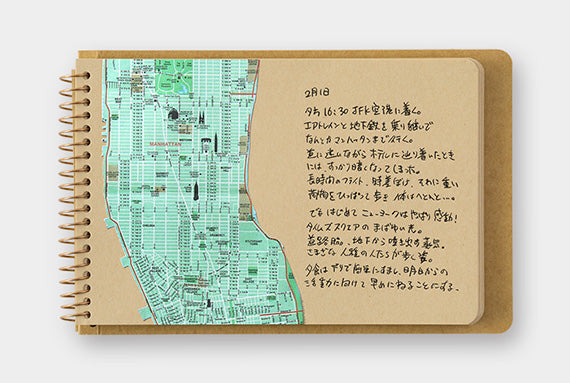 Traveler's Company | Cuaderno con Espiral B6 Papel Kraft