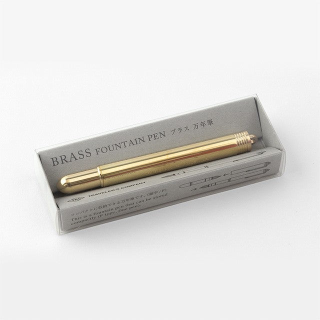 Traveler's Company | Pluma Estilográfica Brass Fountain Pen