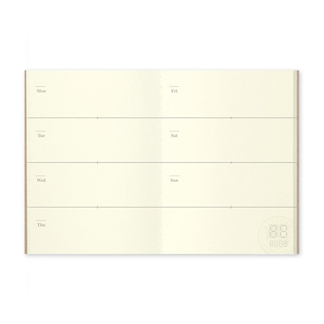 Traveler's Company | Recambio Passport 007 Planificador Semanal