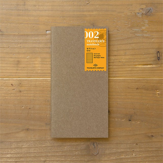 Traveler's Company | Recambio Regular 002 Cuaderno Cuadrícula