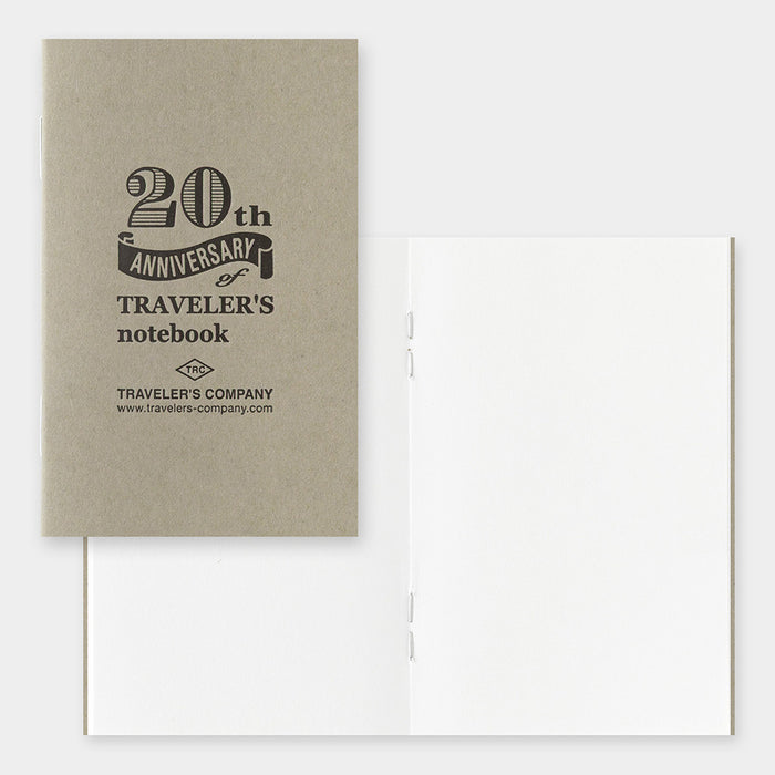 Traveler's Company | Set Cuaderno Traveler's Notebook Card 20º Aniversario Black
