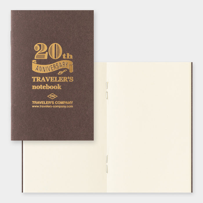 Traveler's Company | Set Cuaderno Traveler's Notebook Card 20º Aniversario Black