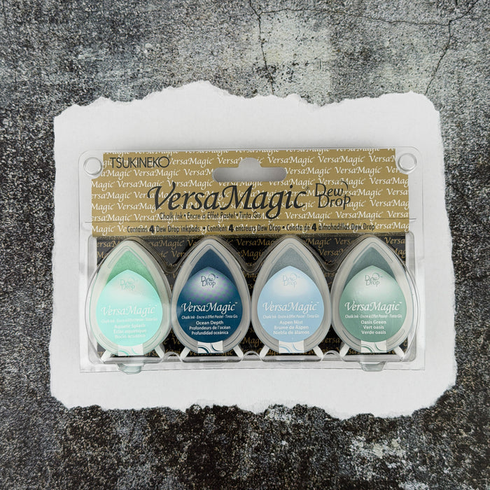 Tsukineko VersaMagic Dew Drop Ink Pad Set - Seashore